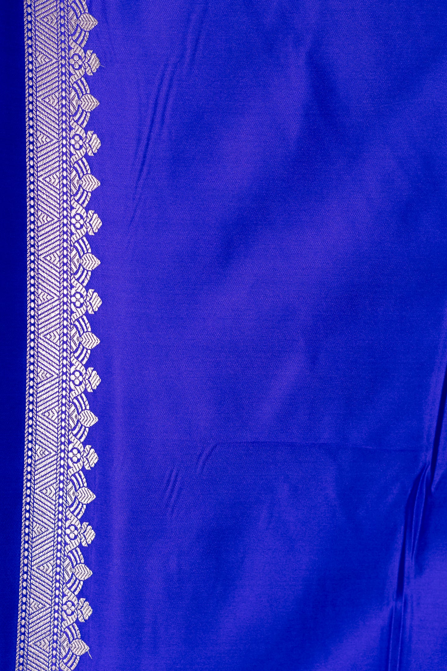 Royal Blue Banarasi Mashru Silk Saree